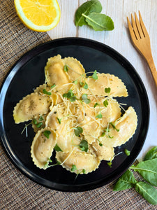 Lemon Basil Ricotta Ravioli